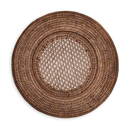Natural Rattan Round Charger