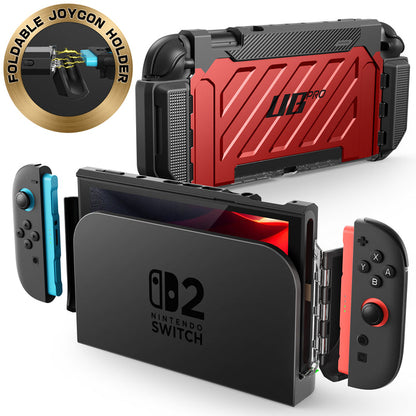Nintendo Switch 2 Unicorn Beetle PRO Gaming Case(open box)-Metallic Red