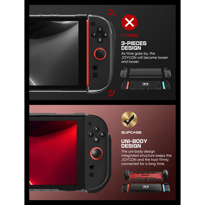 Nintendo Switch 2 Unicorn Beetle PRO Gaming Case(open box)-Metallic Red
