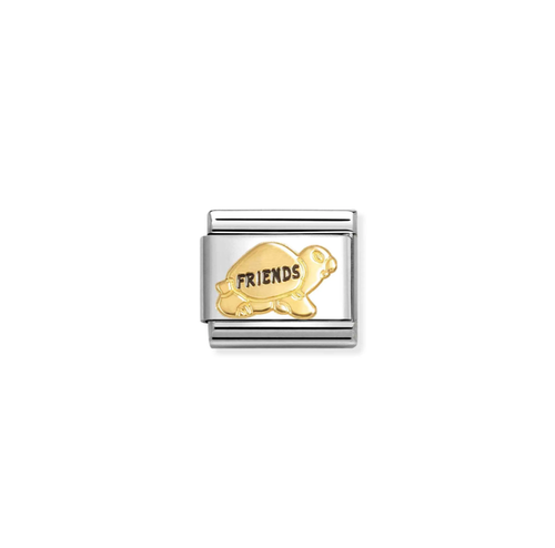 Nomination Classic 18K Gold Friends Turtle Charm