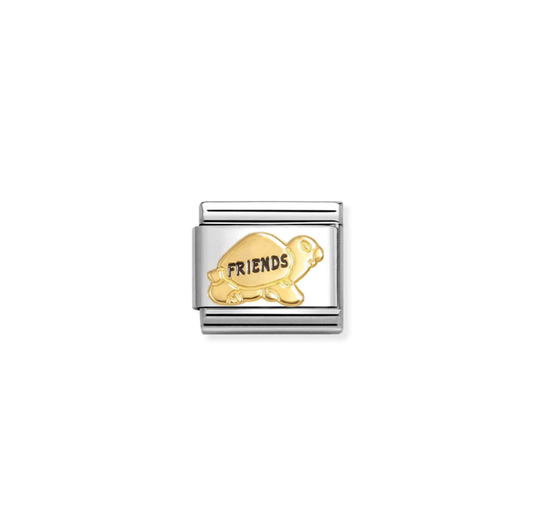 Nomination Classic 18K Gold Friends Turtle Charm