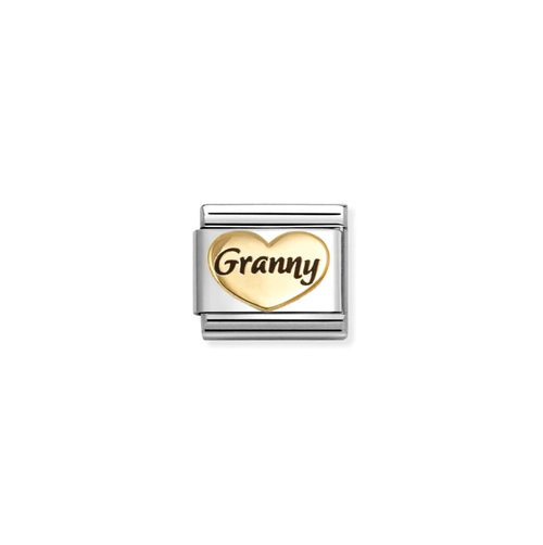 Nomination Classic 18K Gold Granny Heart Charm