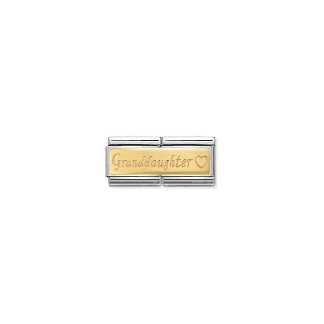 Nomination Classic Double Link Gold Granddaughter