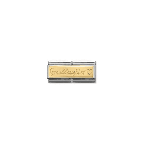 Nomination Classic Double Link Gold Granddaughter
