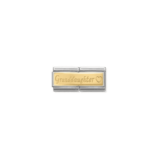 Nomination Classic Double Link Gold Granddaughter