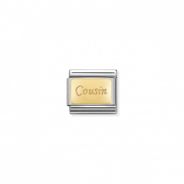 Nomination Classic Link Gold Cousin Charm