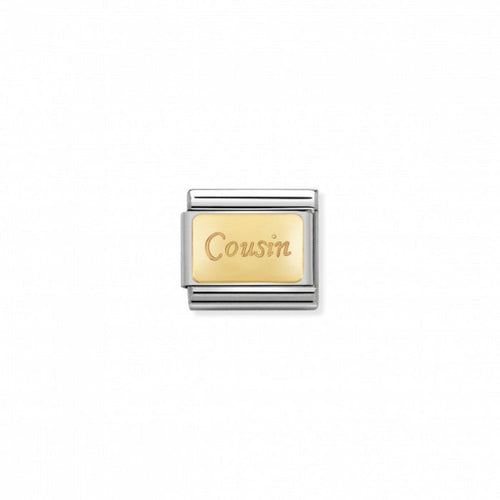 Nomination Classic Link Gold Cousin Charm