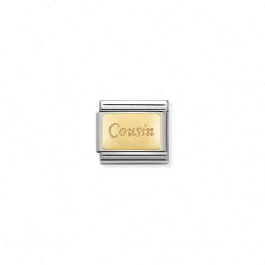 Nomination Classic Link Gold Cousin Charm