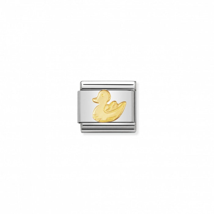 Nomination Classic Link Gold Duck Charm