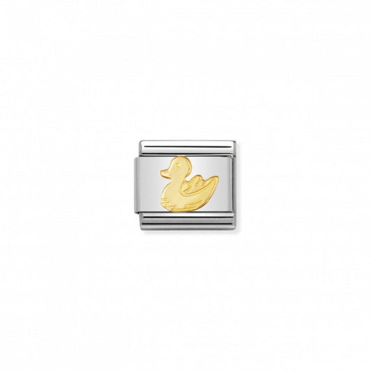Nomination Classic Link Gold Duck Charm