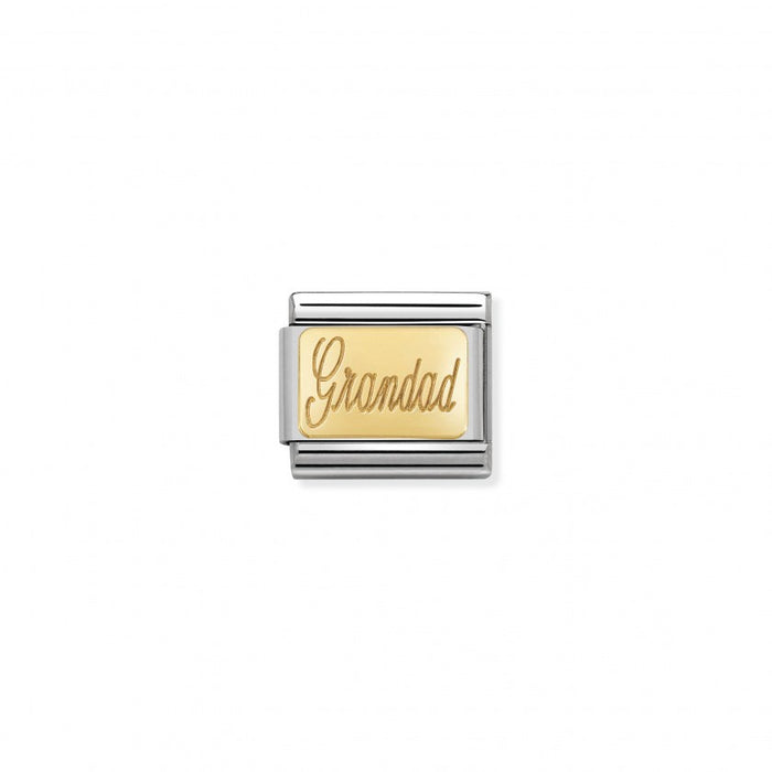 Nomination Classic Link Gold Grandad Charm