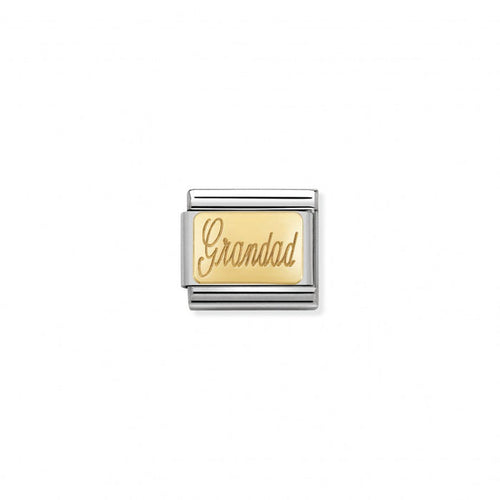Nomination Classic Link Gold Grandad Charm