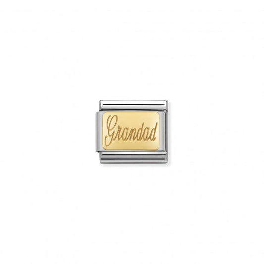 Nomination Classic Link Gold Grandad Charm