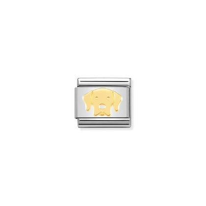 Nomination Classic Link Gold Labrador Dog Charm