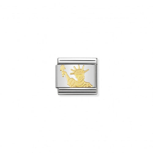 Nomination Classic Link Gold Statue of Liberty Charm