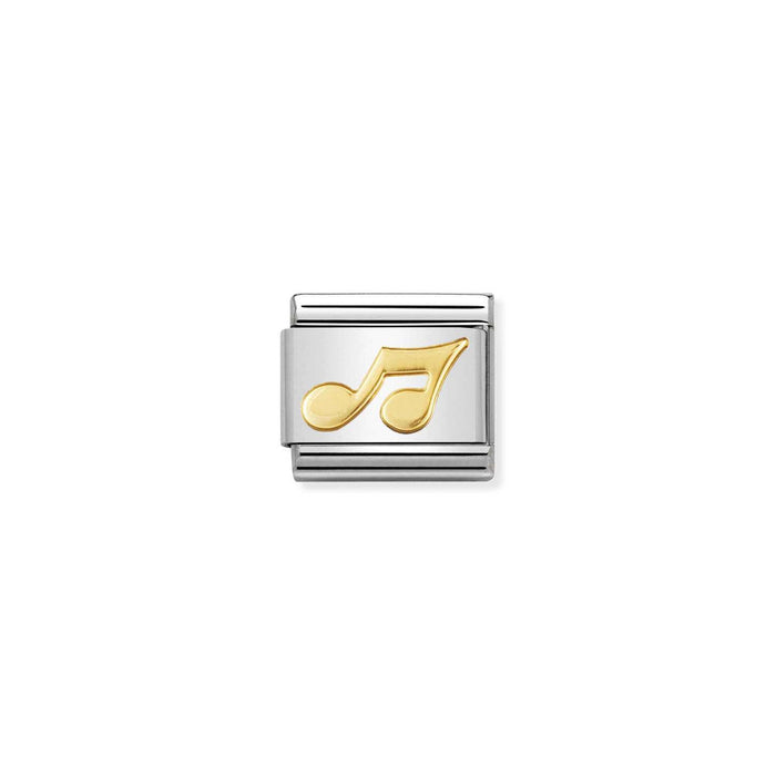 Nomination Classic Link Music 18K Gold Musical Charm