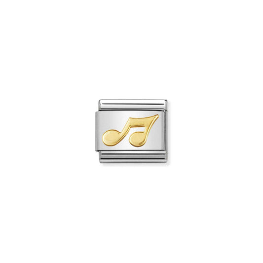 Nomination Classic Link Music 18K Gold Musical Charm