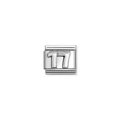 Nomination Classic Link Oxidized Silver 17 Charm