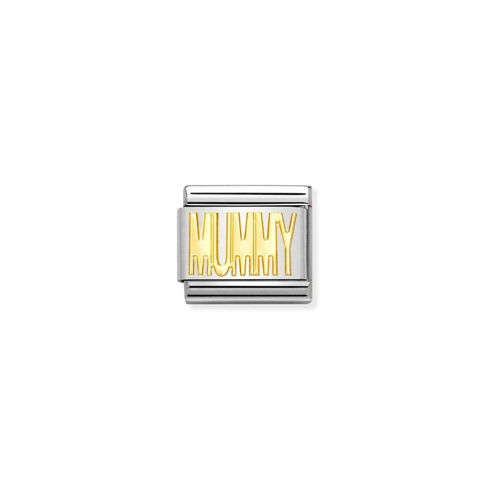 Nomination Classic Link Writings 18K Gold Mummy