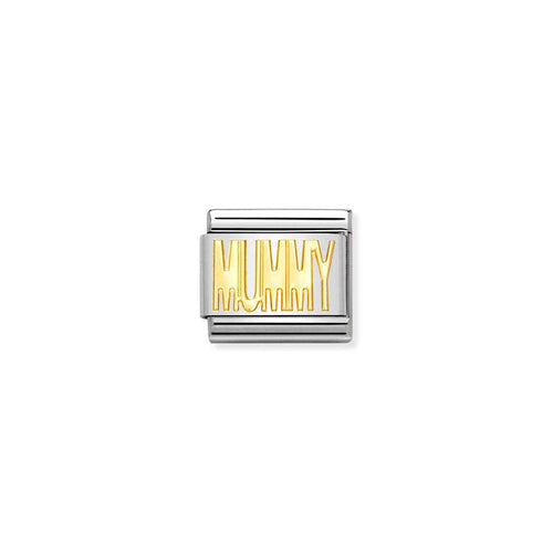 Nomination Classic Link Writings 18K Gold Mummy