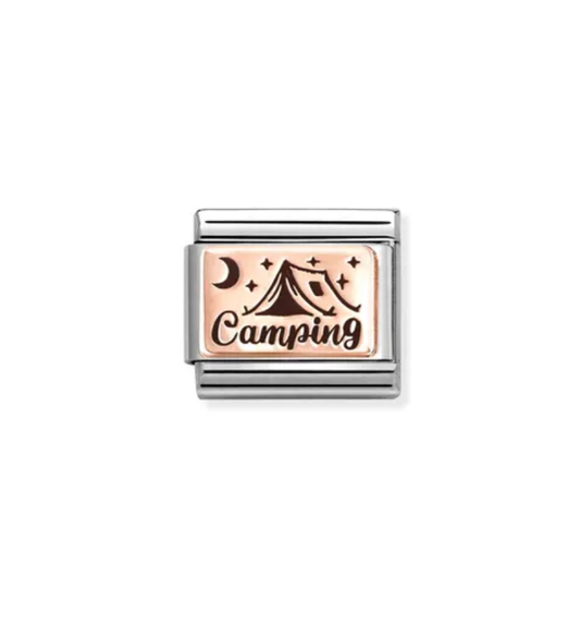 Nomination Classic Rose Gold Camping Charm