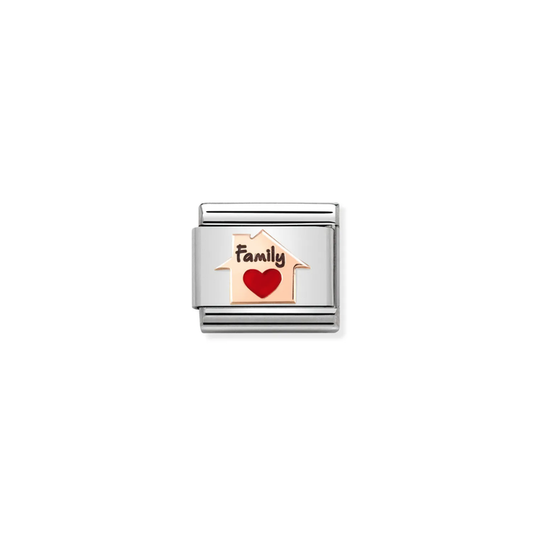 Nomination Classic Rose Gold Charm  - Red Heart House