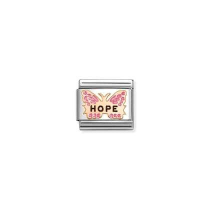 Nomination Classic Rose Gold Hope Butterfly Charm