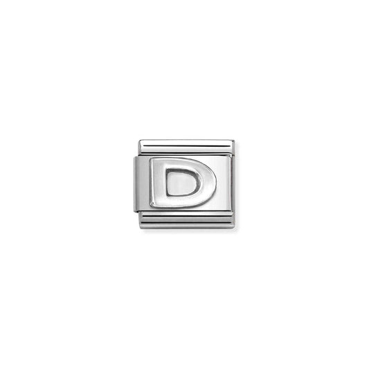 Nomination Classic Silver Charm - Letter D