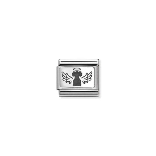Nomination Classic Silver Link - Angel Dog