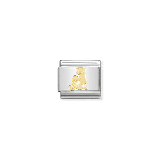 Nomination Classic Zodiac 18K Gold (Aquarius)