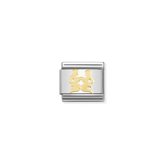 Nomination Classic Zodiac 18K Gold (Gemini)