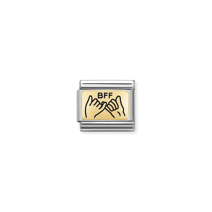 Nomination Composable Classic Gold Charm - Pinky Promise