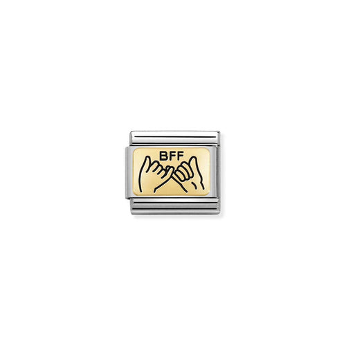 Nomination Composable Classic Gold Charm - Pinky Promise