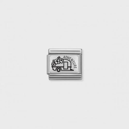 Nomination Composable Classic Link - Caravan With Flowers