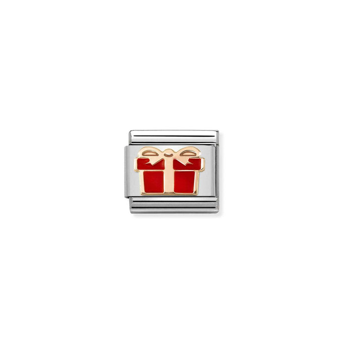 Nomination Composable Classic Rose Gold Charm - Red Gift