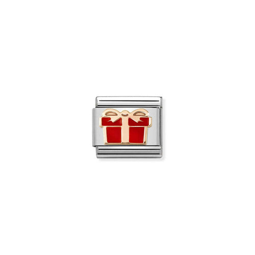 Nomination Composable Classic Rose Gold Charm - Red Gift