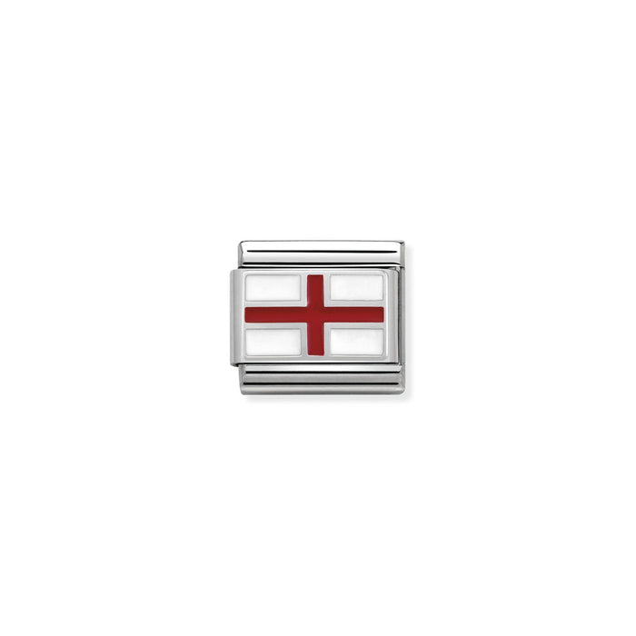 Nomination Composable Classic Silver Charm - English Flag