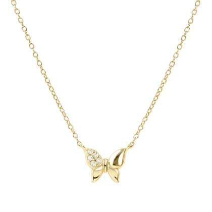 Nomination Petit Sparkle Necklace - Gold Butterfly
