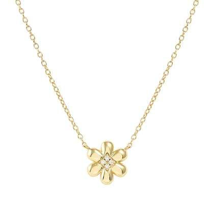 Nomination Petit Sparkle Necklace - Gold Flower