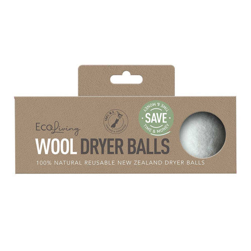 NY SPECIAL! Eco Living Wool Dryer Balls 3 Pack