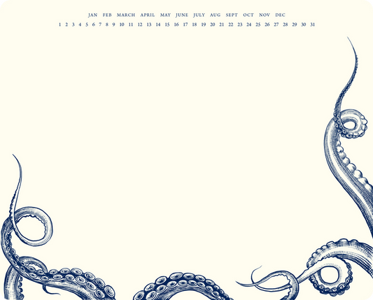 Octopus Undulation Mousepad Notepad
