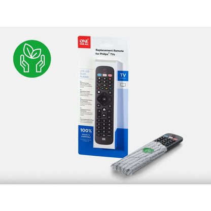 One For All Philips TV Replacement Remote Control - Black | URC4913 (7623366017212)