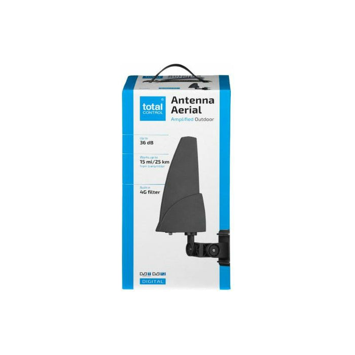 One For All Total Control Amplified Outdoor Antenna Aerial - Black | SV1295 (7628266504380)