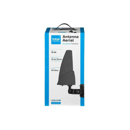 One For All Total Control Amplified Outdoor Antenna Aerial - Black | SV1295 (7628266504380)