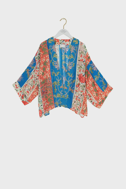 One Hundred Stars Kimono - Ribbons Cobalt