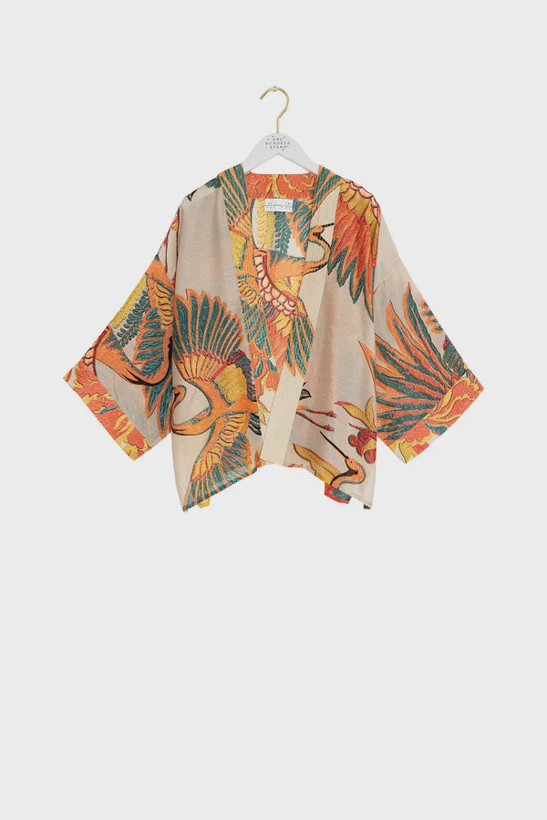 One Hundred Stars Kimono Crane Stone