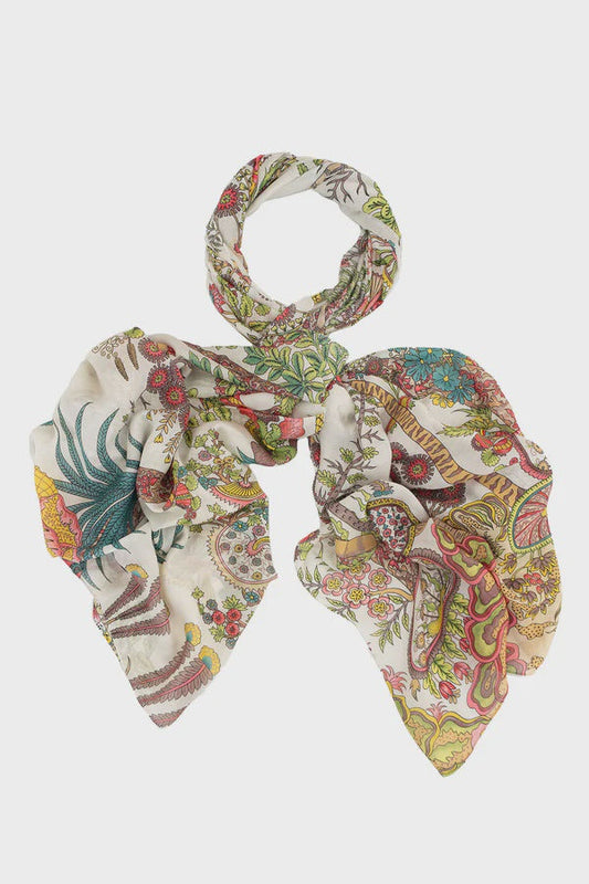One Hundred Stars Scarf Boho Garden Ecru