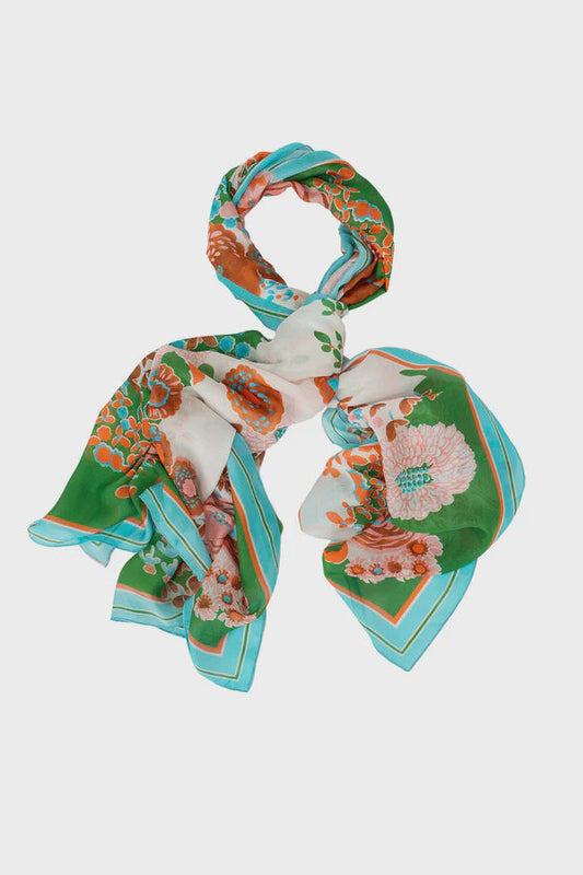 One Hundred Stars Scarf Kitsch Bouquet Green