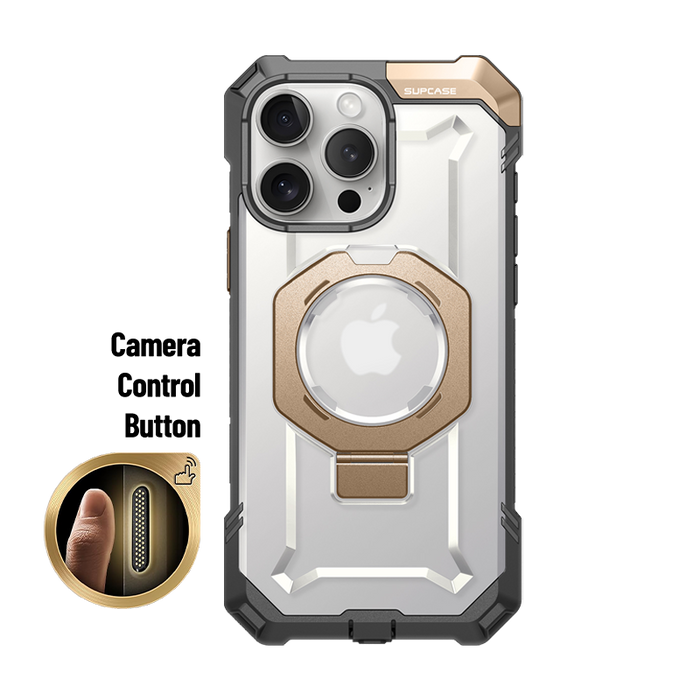 OPEN BOX | iPhone 16 Pro Max 6.9 inch UB Grip MagSafe Camera Control Button Phone Case - Desert Gold
