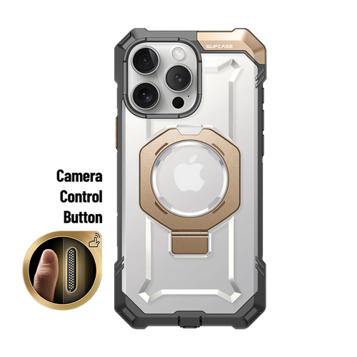 OPEN BOX | iPhone 16 Pro Max 6.9 inch UB Grip MagSafe Camera Control Button Phone Case - Desert Gold